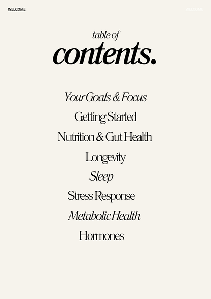 Epigenetic Test & Coaching